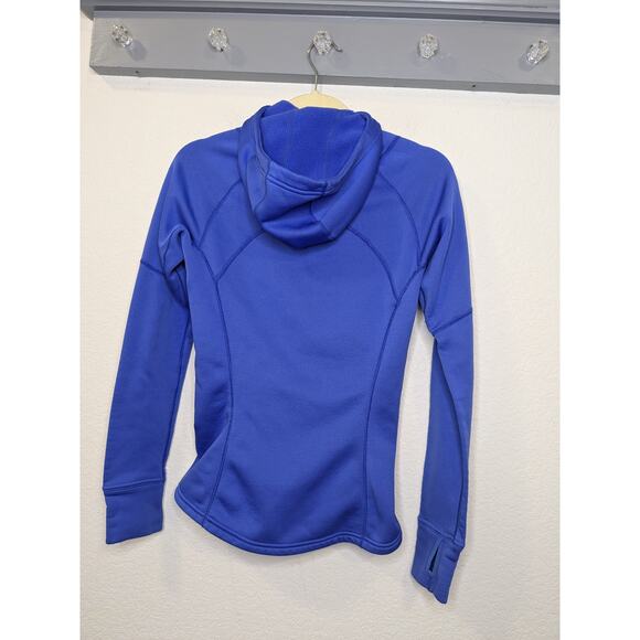 Patagonia Stretch Velocity Athletic Athleisure Hoodie Blue Womens Size Small - Picture 8 of 9